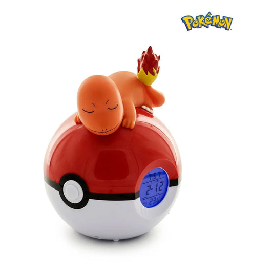 Pokémon Alarm Clock Pokeball with Light Charmander 18 cm 3760158113683
