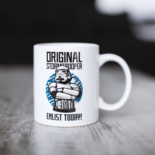 Original Stormtrooper Mug Enlist Today White 5060820074334
