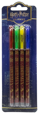 Harry Potter Gel Pens 4-Pack Magical Locations 5056563709459