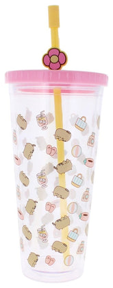 Pusheen Tumbler with Straw 700 ml 5055918667789