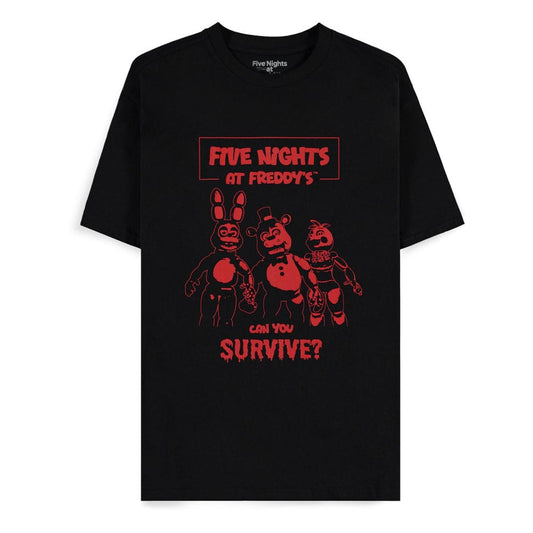 Five Nights at Freddy's T-Shirt Can You Survive  Size S 8718526421026