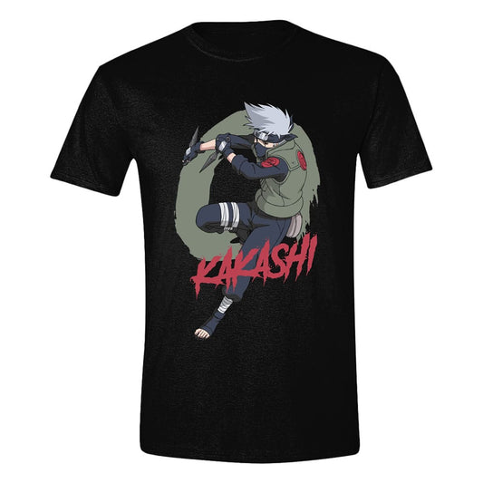 Naruto Shippuden T-Shirt Kakashi Fighting Size M 5055917641544