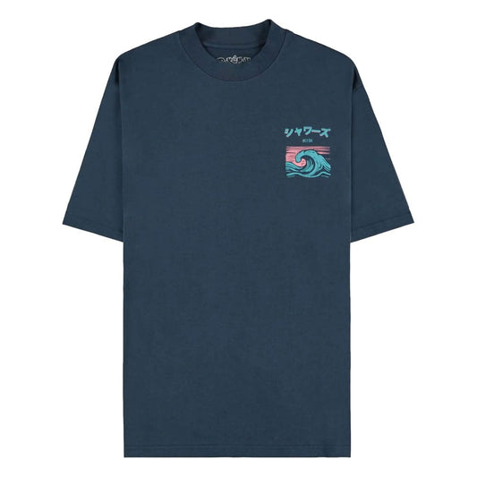 Pokémon T-Shirt Navy Vaporeon Size S 8718526427561