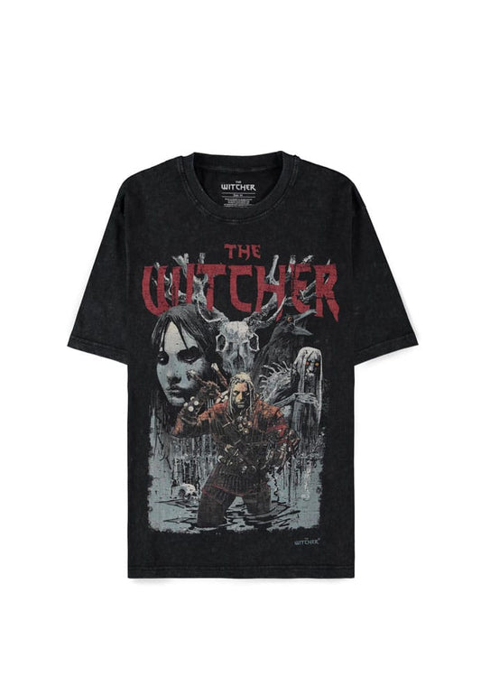 The Witcher Wild Hunt T-Shirt First Edition Washed Size S 8718526414448