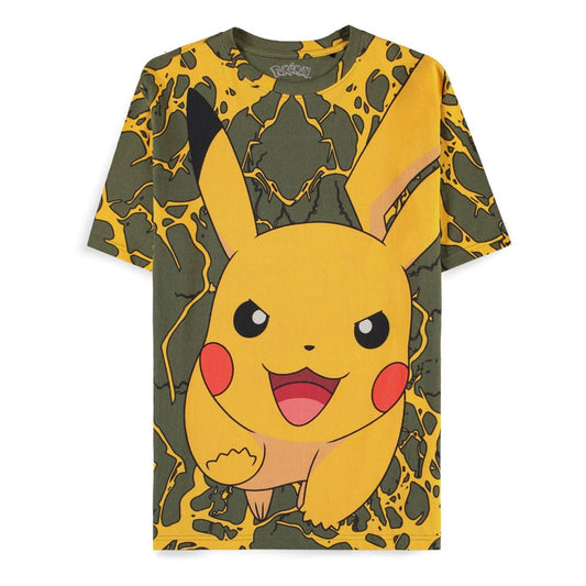 Pokemon T-Shirt Pikachu Lightning Size M 8718526190939