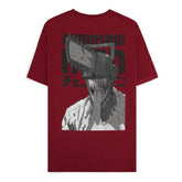 Chainsaw Man T-Shirt Smile Bordeaux Size S 8718526418804