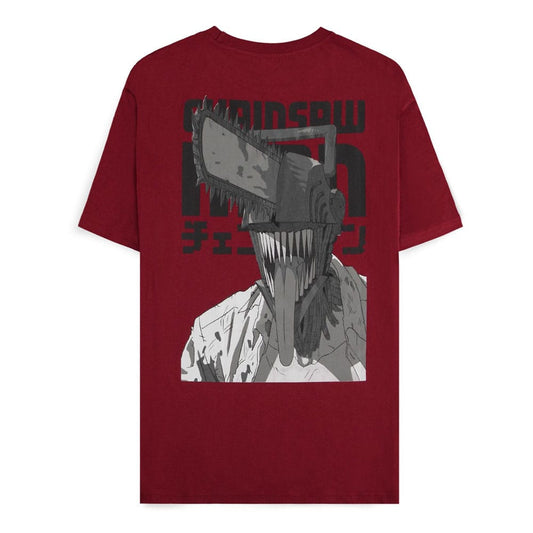 Chainsaw Man T-Shirt Smile Bordeaux  Size S 8718526418804