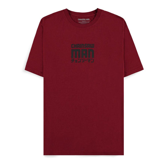Chainsaw Man T-Shirt Smile Bordeaux  Size S 8718526418804