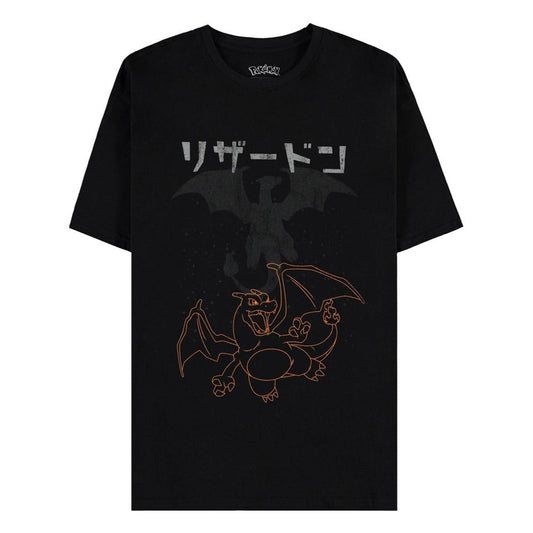 Pokémon T-Shirt Red Charizard Size S 8718526217216