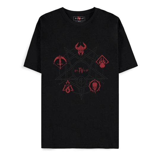 Diablo IV T-Shirt Class Icons Size XL 8718526179958