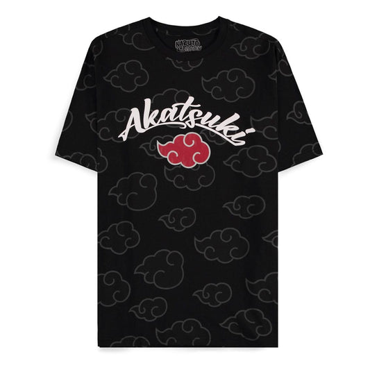 Naruto Shippuden T-Shirt Akatsuki all over Size S 8718526190472