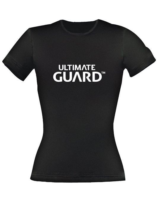 Ultimate Guard Ladies T-Shirt Wordmark Black Size S 4056133001618