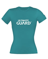 Ultimate Guard Ladies T-Shirt Wordmark Petrol Blue Size S 4056133001731
