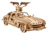 Ugears 3D Wooden Puzzle Winged Sports Coupe 4820184121775