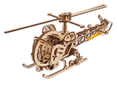 Ugears 3D Wooden Puzzle Mini Helicopter 4820184121935