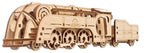 Ugears 3D Wooden Puzzle Mini Locomotive 4820184121959