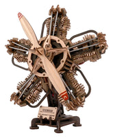 Ugears 3D Wooden Model Kit R-5 Aircraft Engine 25 cm 4820184123465