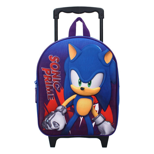 Sonic the Hedgehog Trolley Backpack 3D Sonic Prime Great Escapes 32 cm 8712645314290