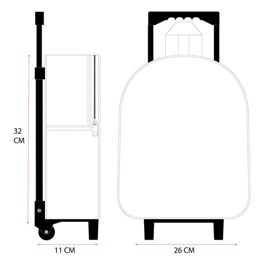 Marvel Trolley Backpack 3D Avengers Great Escapes 32 cm 8712645312357