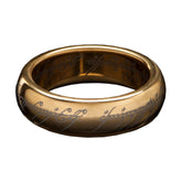 Lord of the Rings Tungsten Ring The One Ring (gold plated) Size 9 9420024710814