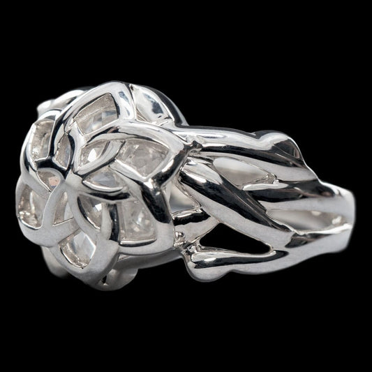Lord of the Rings Nenya - The Ring of Galadriel (Sterling Silver) Size 6.75 9420024710869