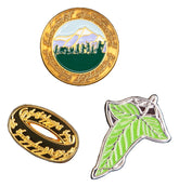 The Lord of the Rings Trilogy Pin Set A Ringbearer's Journey 9420024752234