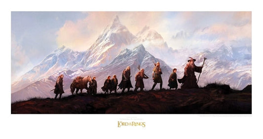 Lord of the Rings Art Print The Fellowship of the Ring: 20th Anniversary 59 x 30 cm 9420024740002