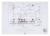 Lord of the Rings Blueprint Art Print The Courtyard of Minas Tirith 59 x 42 cm 9420024745458