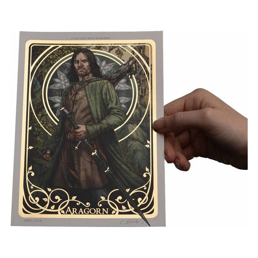 Lord of the Rings Art Print Aragorn Art Card 14 x 21 cm Limited Edition 9420024747377
