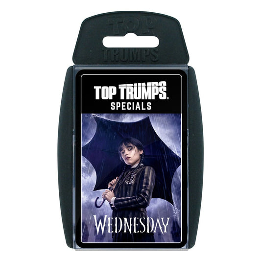 Wednesday Kartenspiel Top Trumps *Deutsche Version*Wednesday Card Game Top Trumps *German Version*Wednesday jeu de cartes Top Trumps *ALLEMAND*Wednesday Juego de cartas Top Trumps *Edición Alemán* 5036905062350