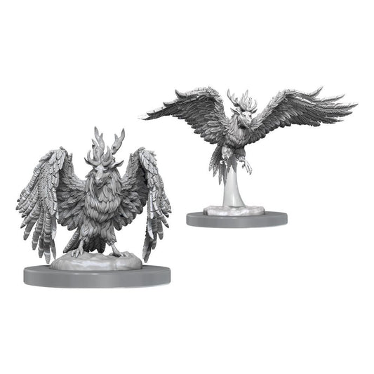 D&D Nolzur's Marvelous Miniatures Unpainted Miniatures 2-Pack Perytons 0634482904190