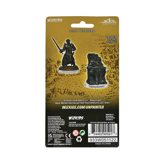 WizKids Deep Cuts Miniatures Unpainted Miniatures 2-Pack Dead Warlord 0634482905913