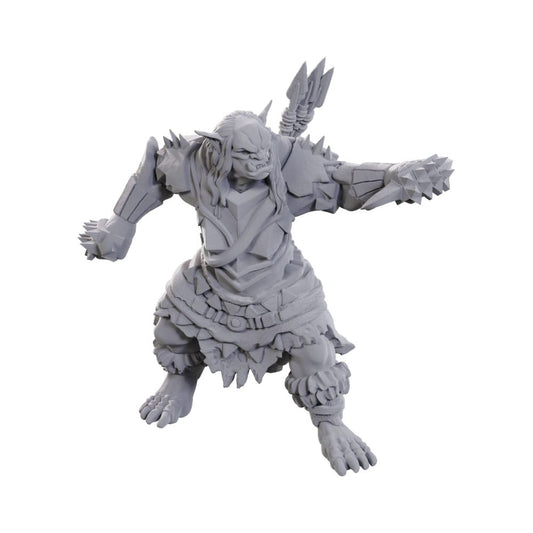 Pathfinder Deep Cuts Unpainted Miniatures Orc Brute 0634482907429
