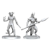 Pathfinder Deep Cuts Unpainted Miniatures Vordine (Infantry Devil) & Pitborn Rogue 0634482908402
