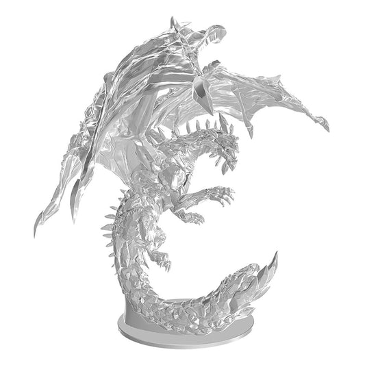 D&D Nolzur's Marvelous Miniatures Unpainted Miniatures Adult Amethyst Dragon 38 cm  0634482908648