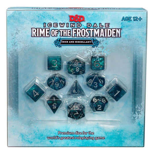 Dungeons & Dragons RPG Dice Set Icewind Dale: Rime of the Frostmaiden 9780786967148