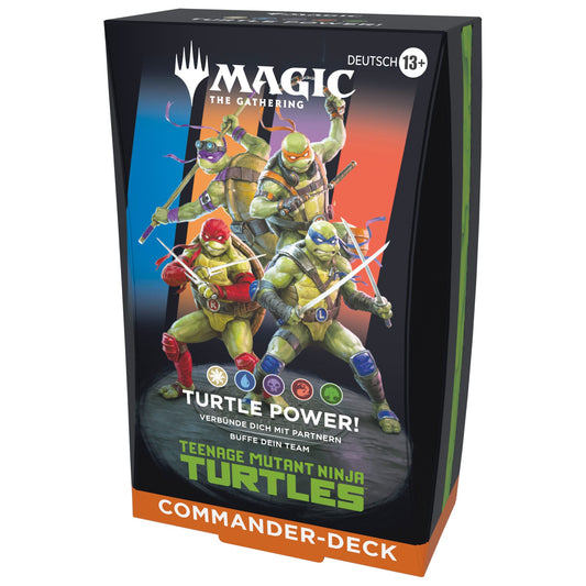 Magic the Gathering Teenage Mutant Ninja Turtles Commander Decks Case (4) german 5010996351333