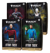 Magic the Gathering Star Trek Commander Decks Case (4) english 0195166335988
