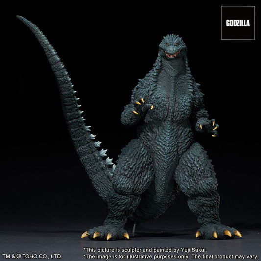Godzilla against Mechagodzilla 2002 TOHO Yuji Sakai Modeling Collection PVC Statue Godzilla Battle in the Storm 28 cm 4532149024471
