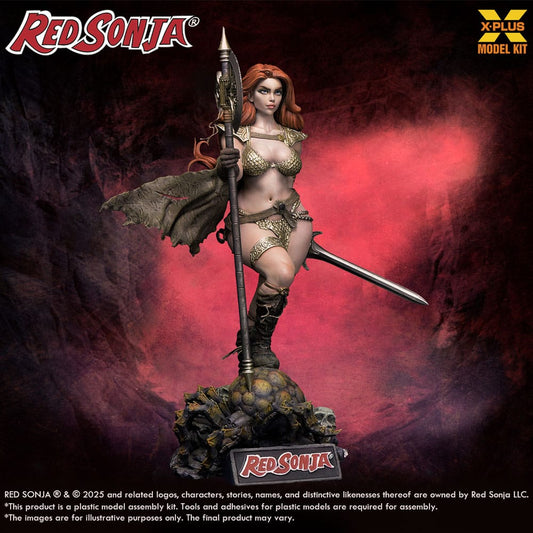 Red Sonja Plastic Model Kit 1/8 Red Sonja reissue 27 cm 4532149025096