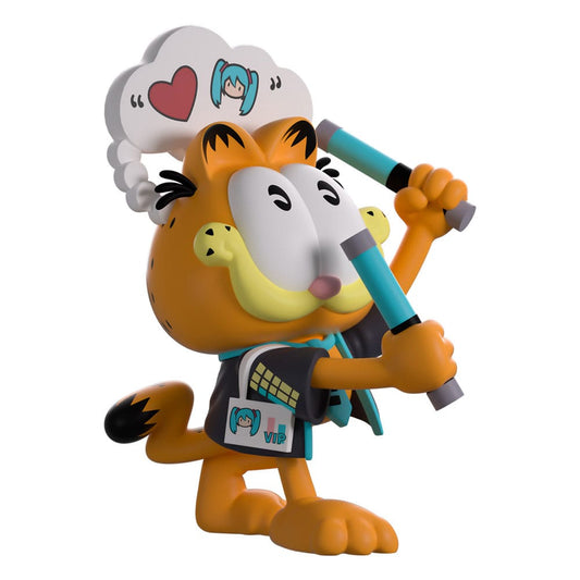 Hatsune Miku x Garfield Vinyl Figure Miku Concert Garfield 13 cm          0810190432761