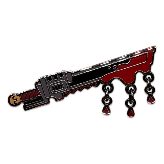 Space Marine 2 Pin Badge Chainsword  5 cm  0810190433836