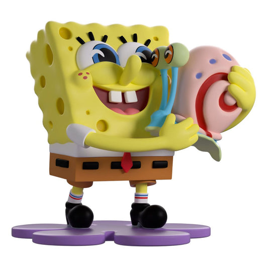 SpongeBob SquarePants Vinyl Figure Spongebob & Gary 9 cm 0810190435274