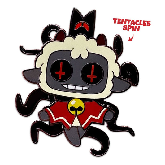 Cult of The Lamb Pin Badge Lamb Spinning 5 cm 0810163657481