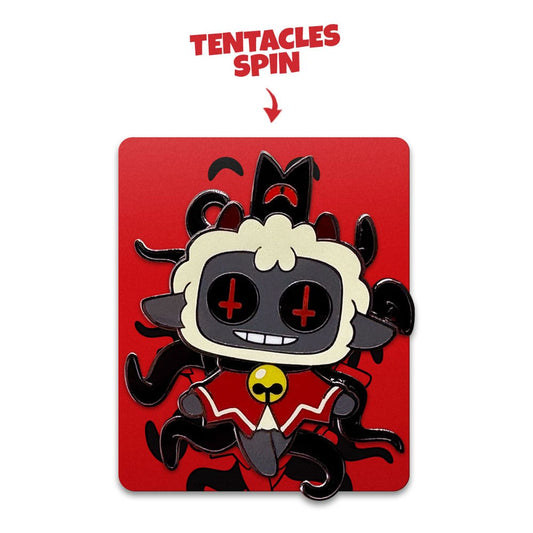 Cult of The Lamb Pin Badge Lamb Spinning 5 cm 0810163657481