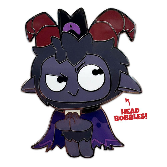 Cult of The Lamb Pin Badge Goat Bobble Head 5 cm                      0810163657498