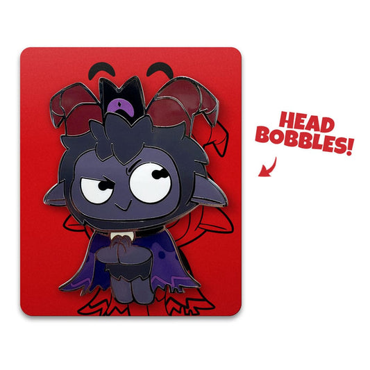 Cult of The Lamb Pin Badge Goat Bobble Head 5 cm                      0810163657498