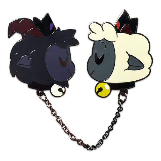 Cult of The Lamb Pin Badge Goat & Lamb 5 cm                    0810163657504