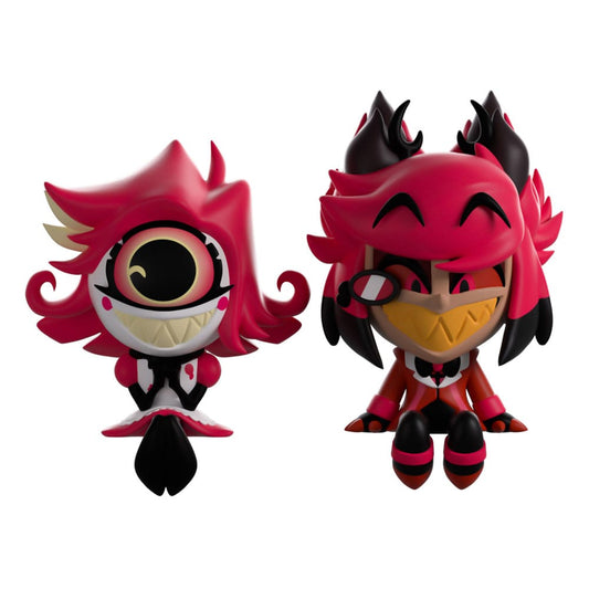 Hazbin Hotel Vinyl Figures Alastor & Niffty Monitor Buddiez 0810163658006