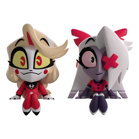 Hazbin Hotel Vinyl Figures Charlie & Vaggie Monitor Buddiez 0810163658013